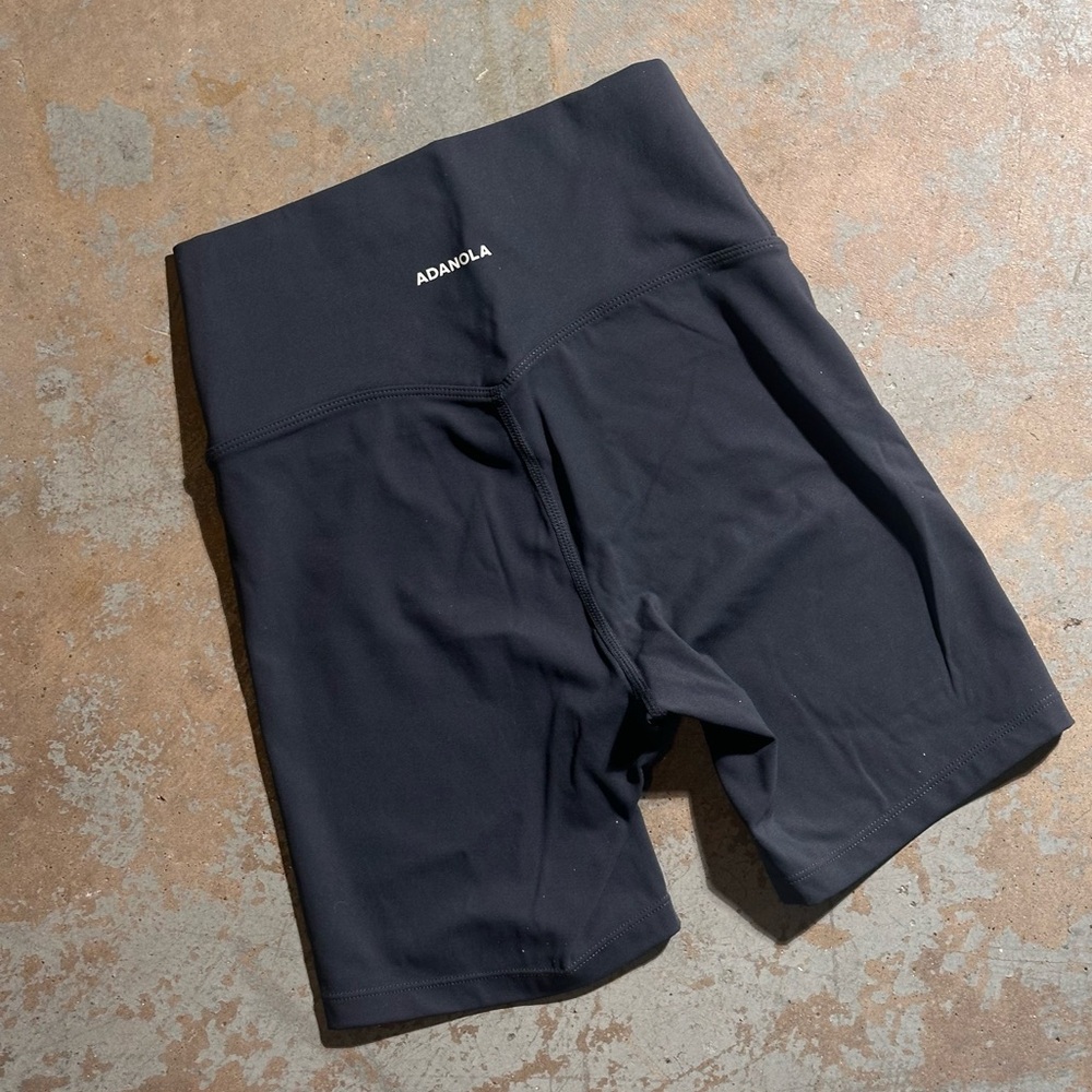 Adanola Women's Bike Shorts - Dark Gray - Picture 3 of 4